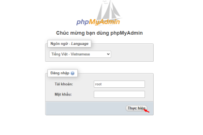 Tạo table – phpMyAdmin